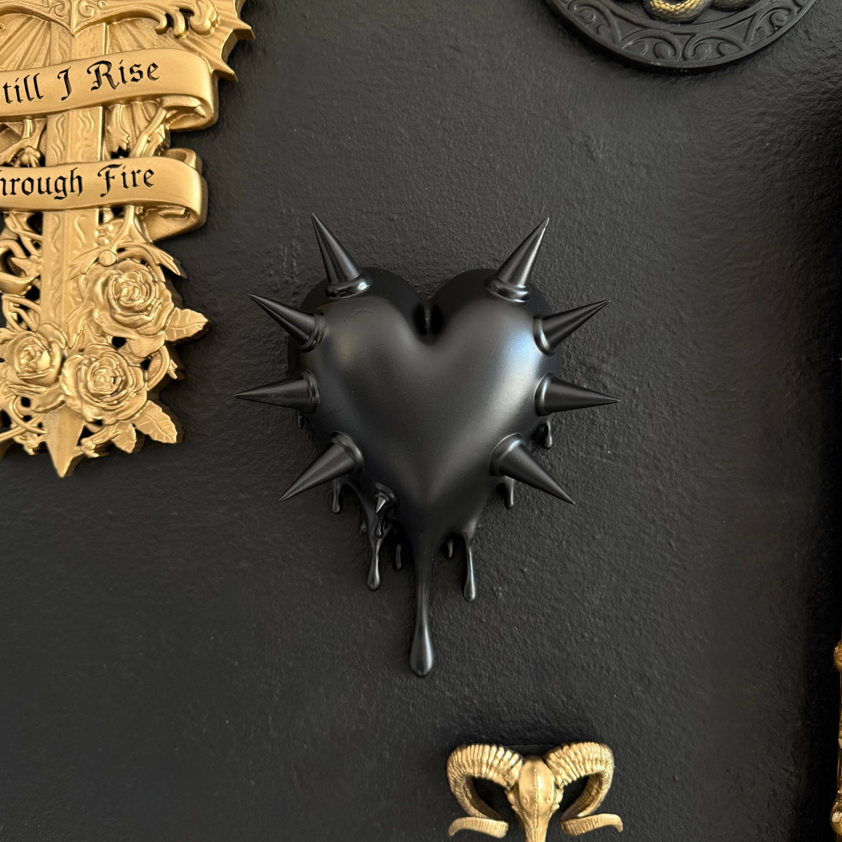 Dripping Heart Wall Sculpture 'Rupture'