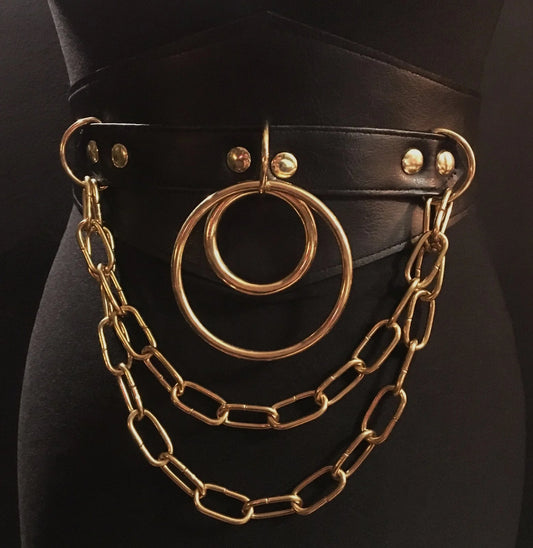 Double Ring Double Chain Cincher