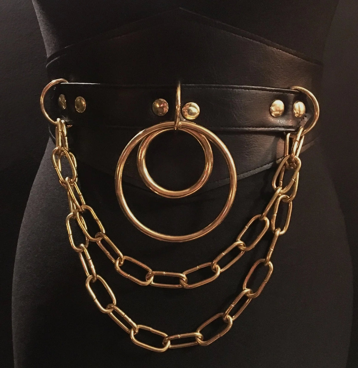 Double Ring Double Chain Cincher