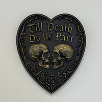 Thumbnail for Till Death Do Us Part Heart Skull Wedding Ring Box