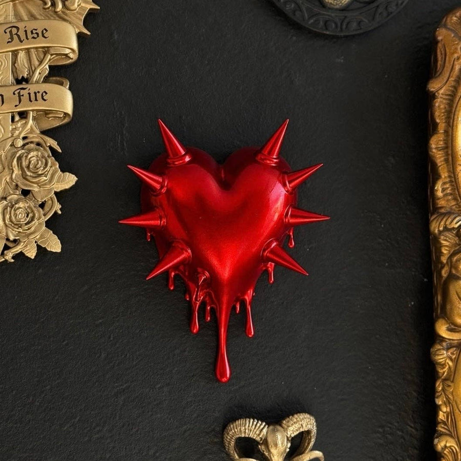Dripping Heart Wall Sculpture 'Rupture'