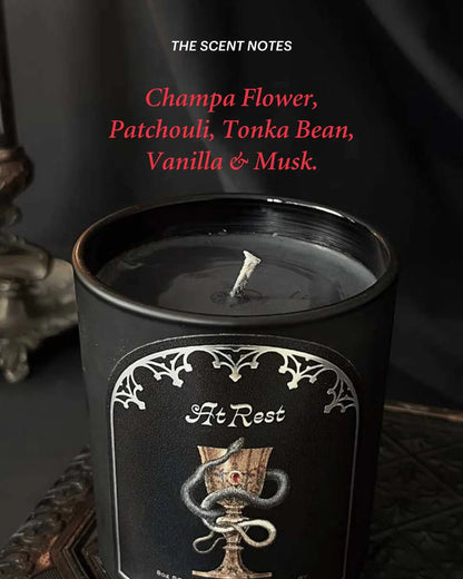At Rest Candle (Incense & Earth)