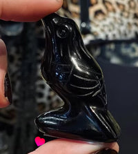 Thumbnail for Miniature Obsidian Raven