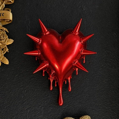 Dripping Heart Wall Sculpture 'Rupture'