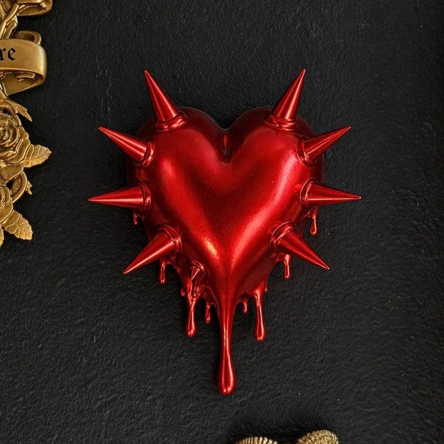 Dripping Heart Wall Sculpture 'Rupture'