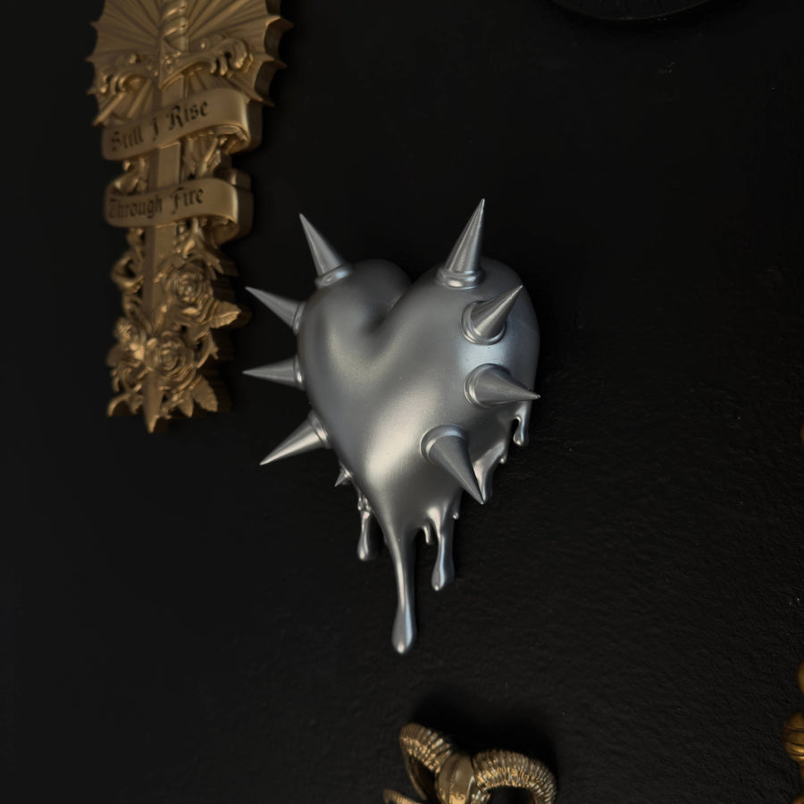 Dripping Heart Wall Sculpture 'Rupture'