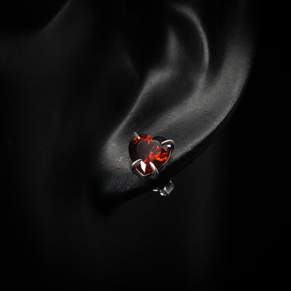 Love Bleeds Heart Studs
