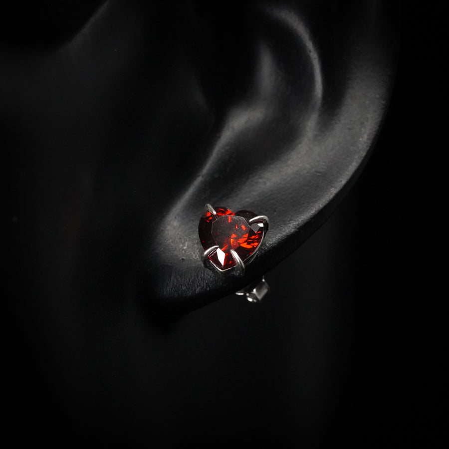 Love Bleeds Heart Studs