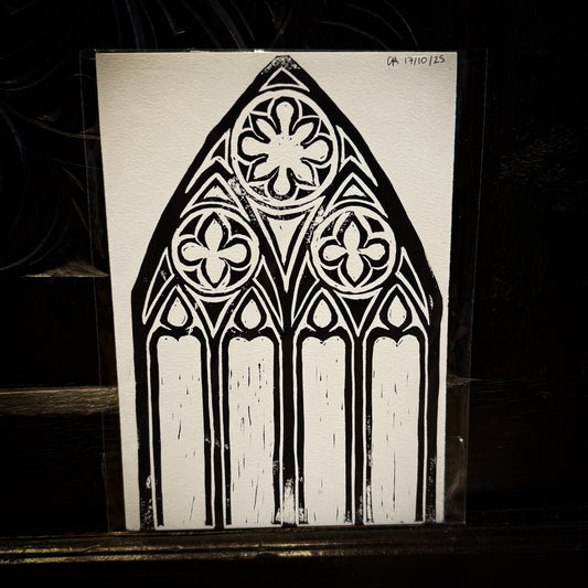 Cathedral - Lino Print