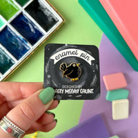 Thumbnail for Chubby Blackbird Enamel Pin