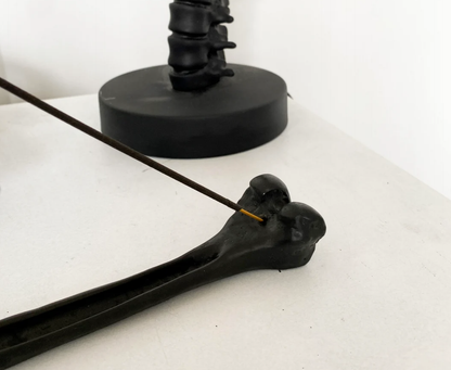 Femur Bone Incense Stick Holder, Incense Burner Ash Catcher