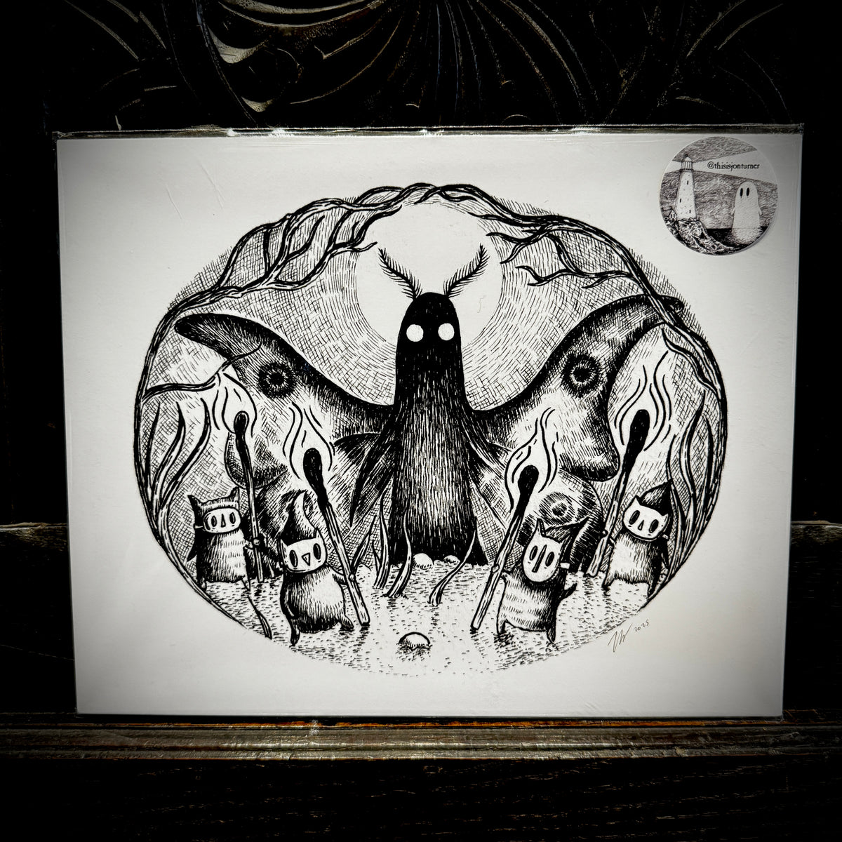 Mothman - Art Print