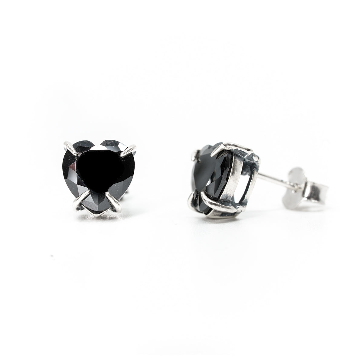 Love Bites Heart Studs