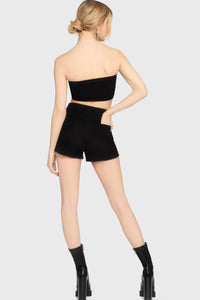 Thumbnail for Gaia Adorned Embroidered Shorts