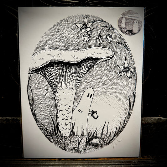 Chanterelle Spook - Art Print