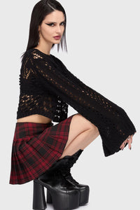 Thumbnail for Midnight Vale Cropped Sweater