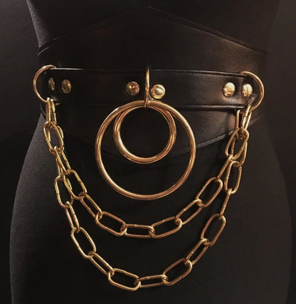 Double Ring Double Chain Cincher