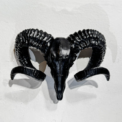 Wall Mounted Ram Skull
