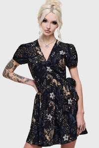 Thumbnail for Midnight Garden Mini Dress