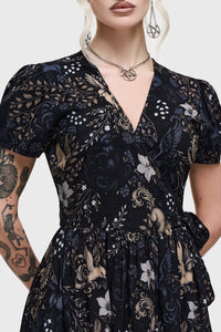 Thumbnail for Midnight Garden Mini Dress