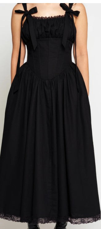 Occasus Midaxi Dress Black