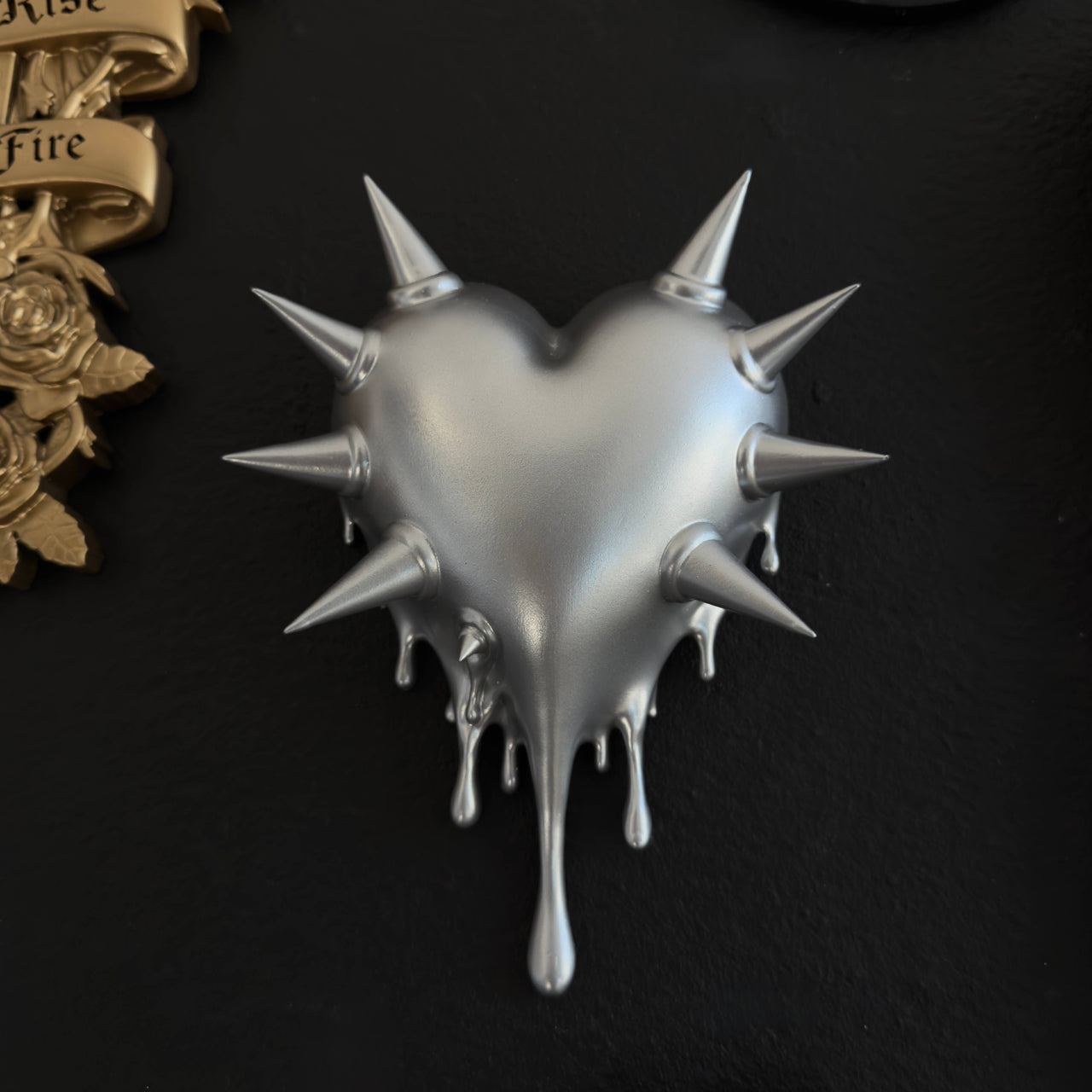 Dripping Heart Wall Sculpture 'Rupture'
