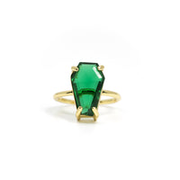 Thumbnail for Gemstone Coffin Ring